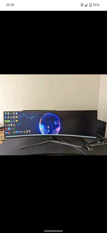 GAMING MONITOR 49INCH QLED ULTRAWIDE 